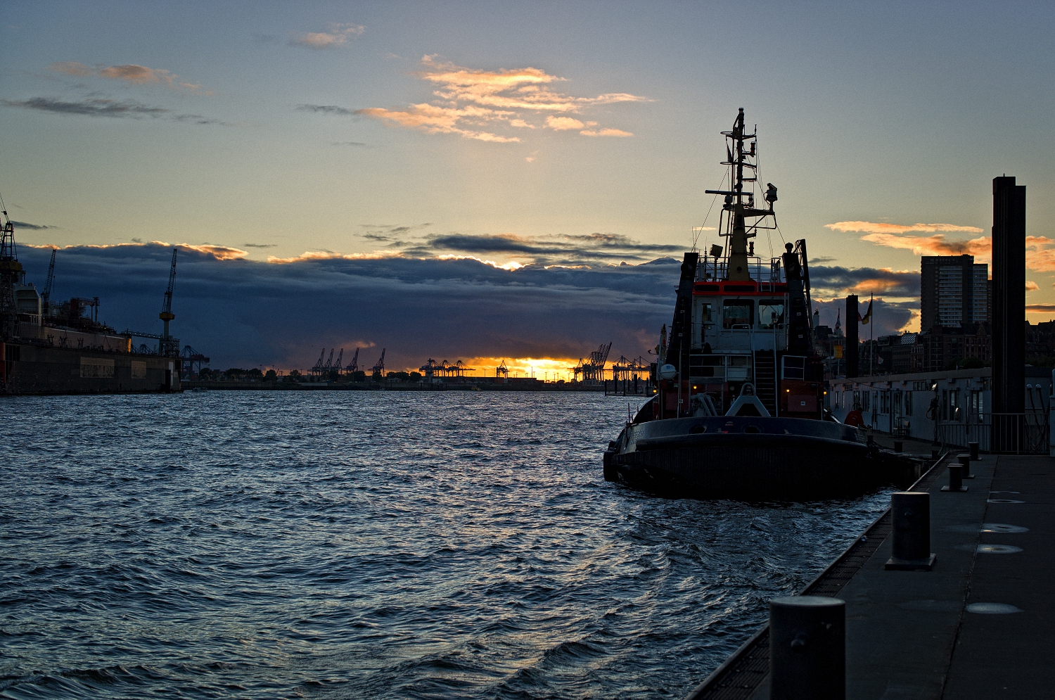 Feierabend im Hafen