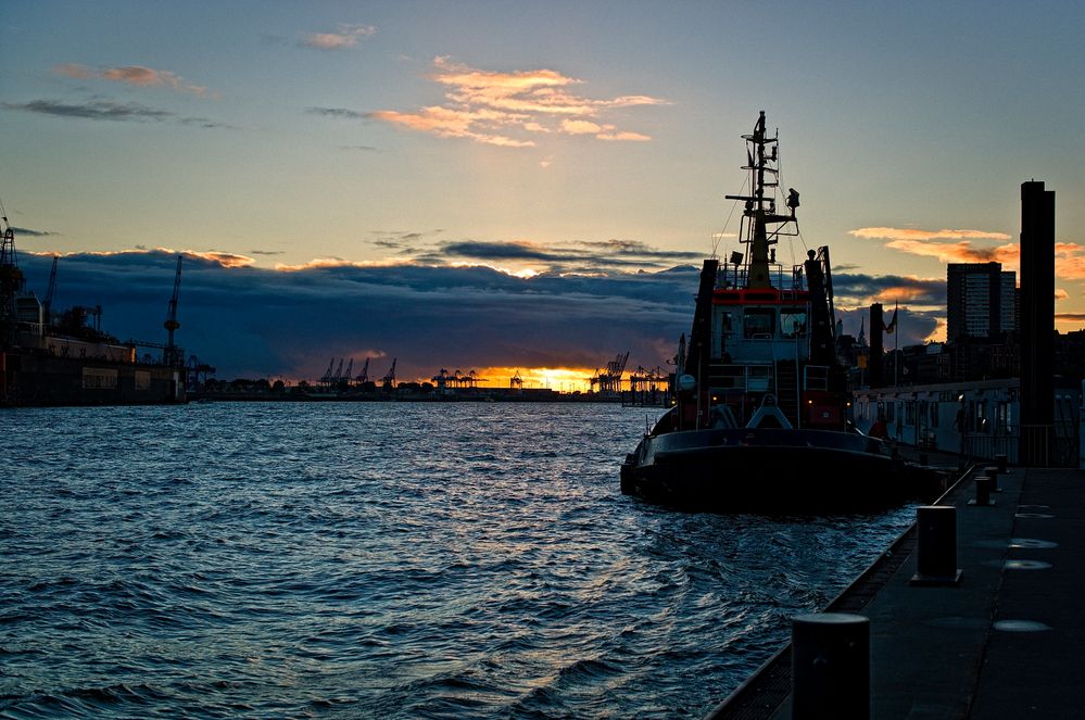 Feierabend im Hafen