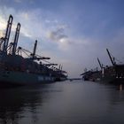 Feierabend im Waltershofer Hafen Hamburg