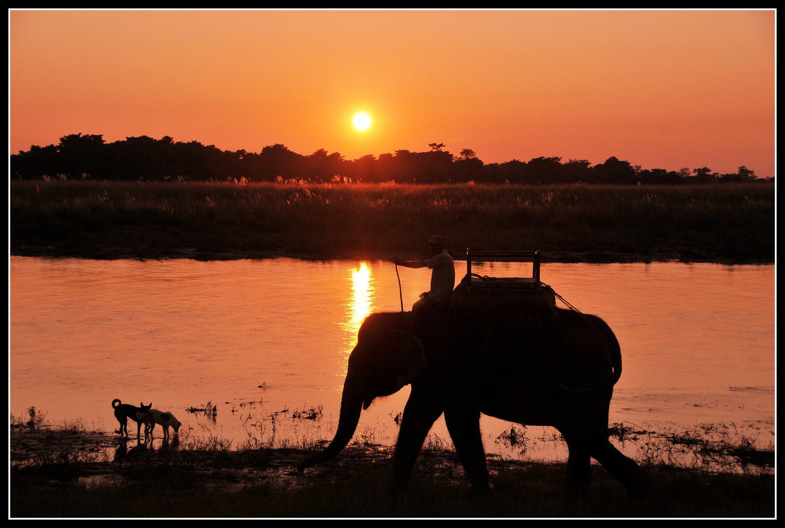 Feierabend in Chitwan