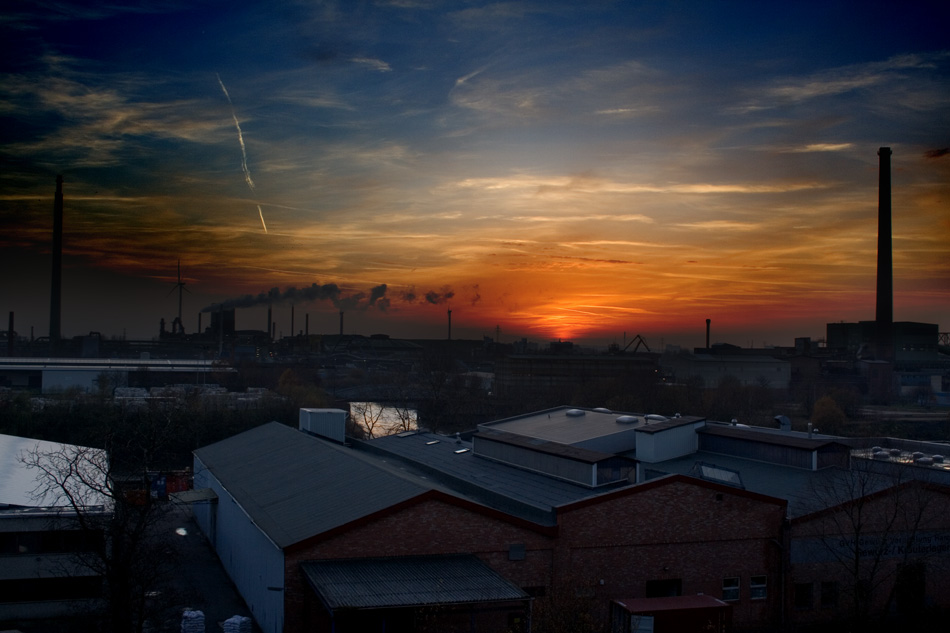 Feierabend! Noch ein letzter Blick aus dem Fenster.