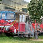 Feierabendbierchen beim Schienenbus