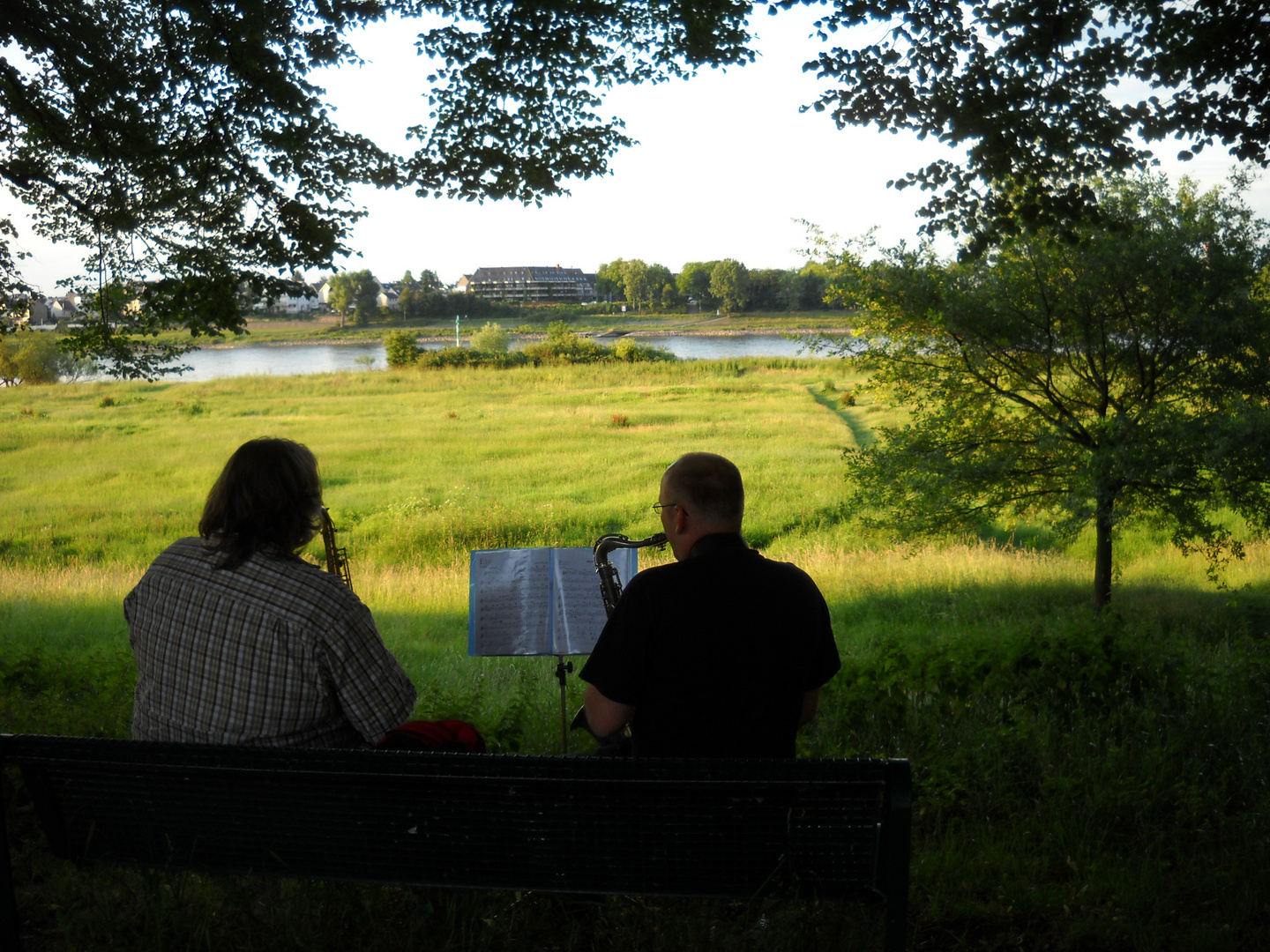 Feierabendspaziergang       Mit Abendsonate