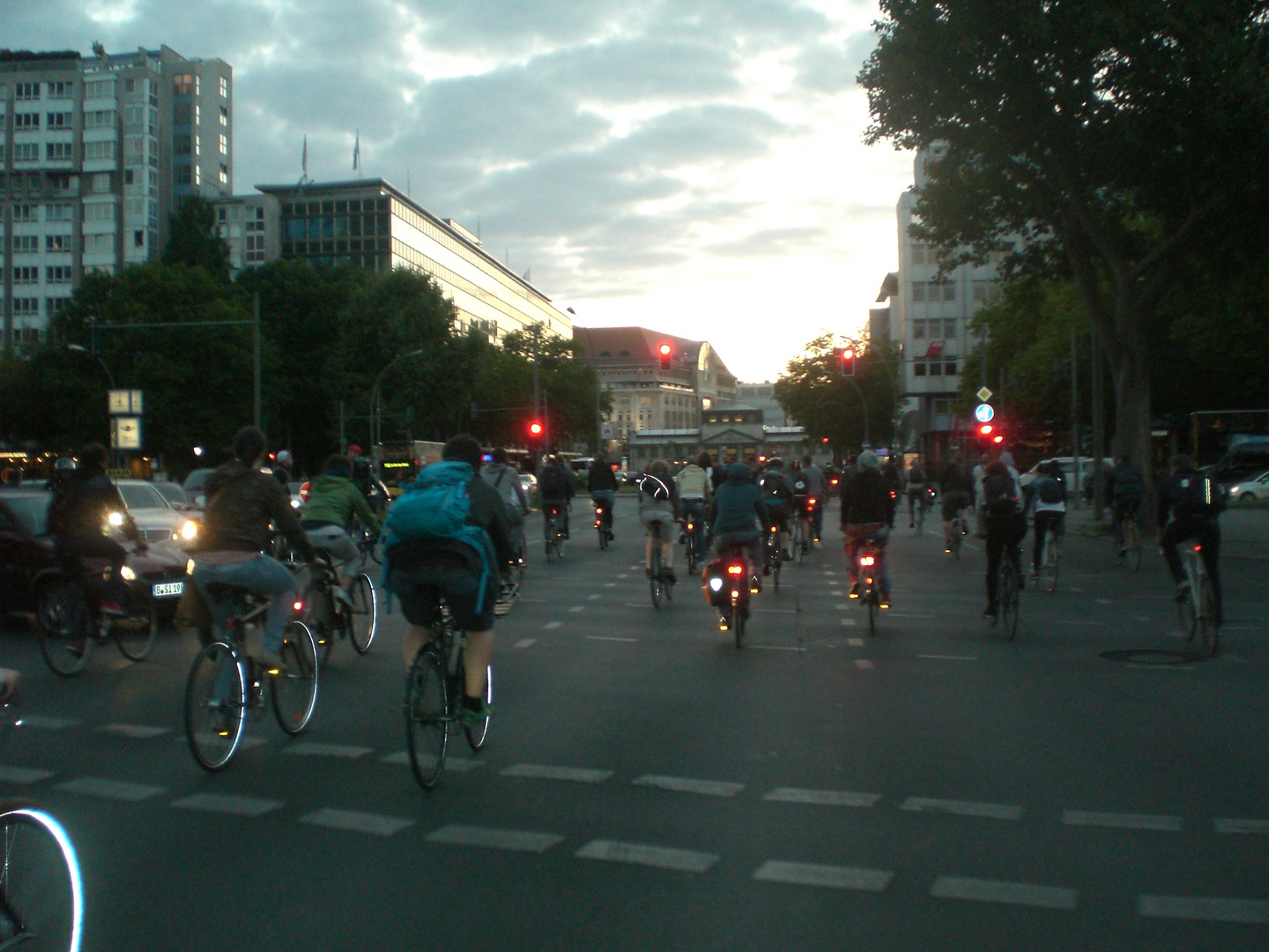 Feierabendverkehr in der Hauptstadt