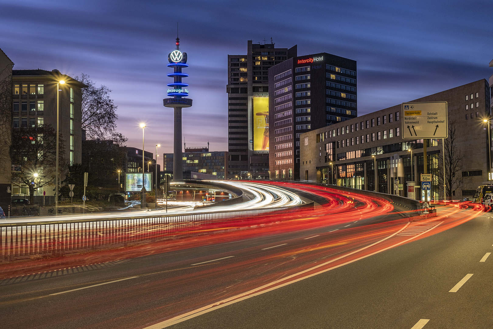 Feierabendverkehr in Hannover