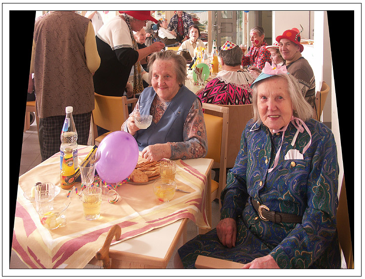 feiern im Altersheim