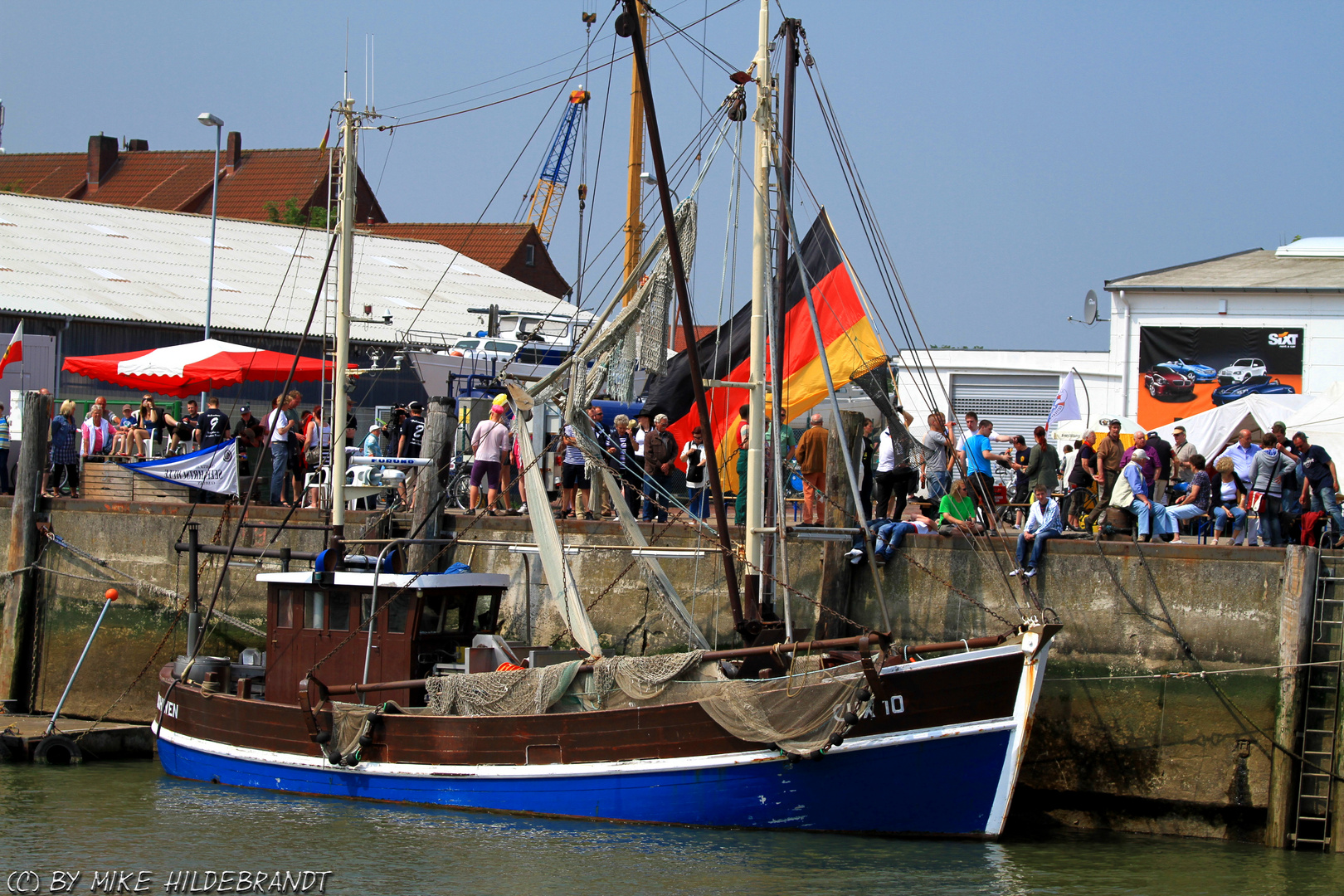 Feiern im Fischereihafen