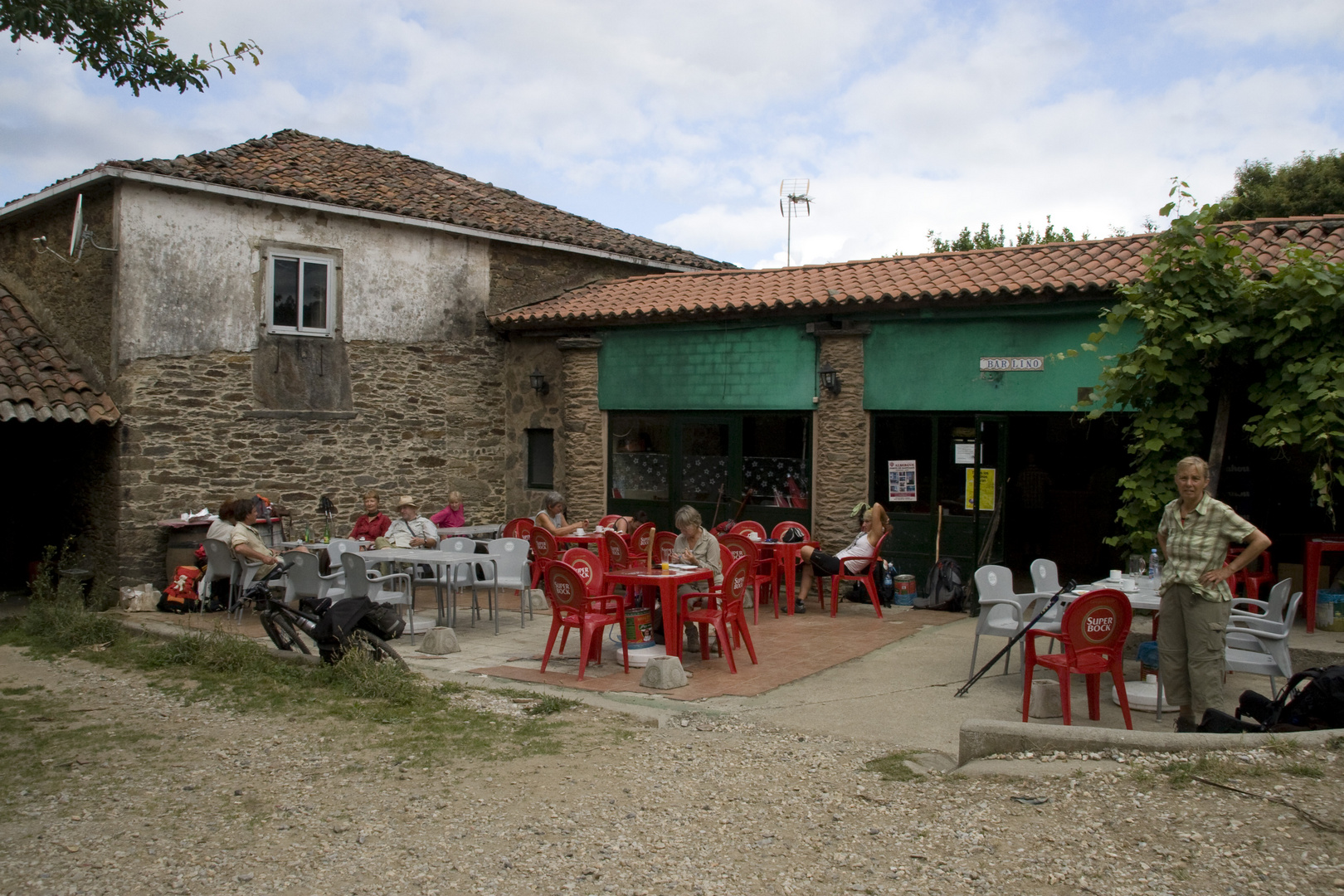 Feiern in Sarria