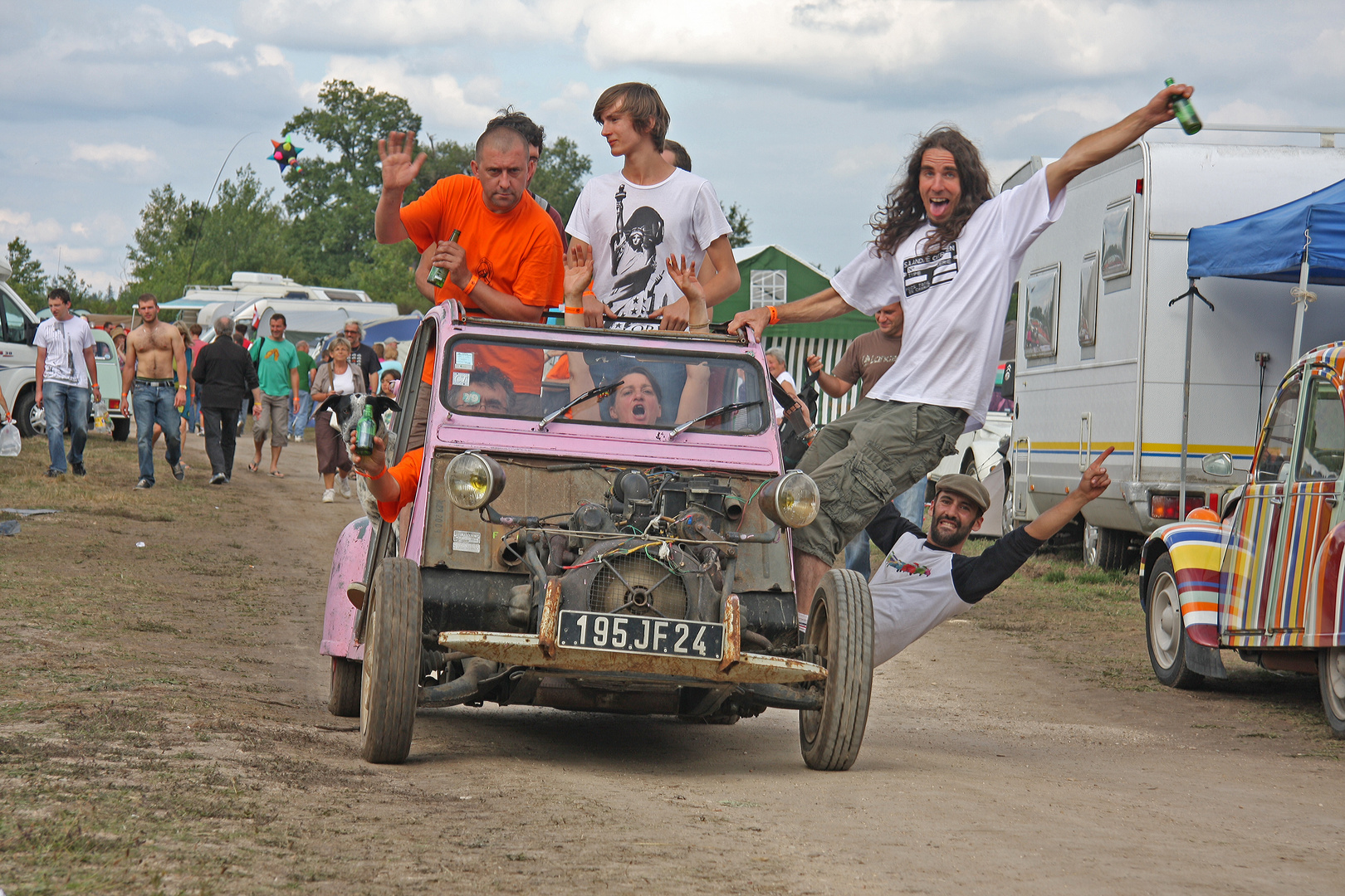 Feiern mit dem 2 CV