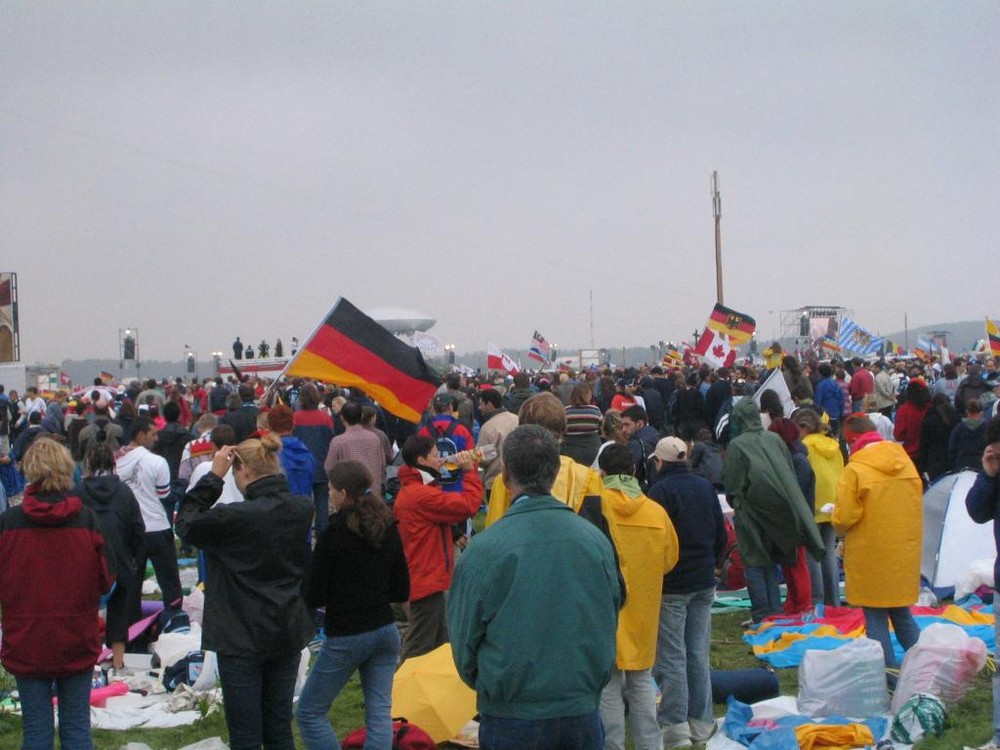 Feierstimmung auf dem Marienfeld