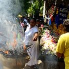 Feiertag im Kelaniya Tempel 1 (Colombo)