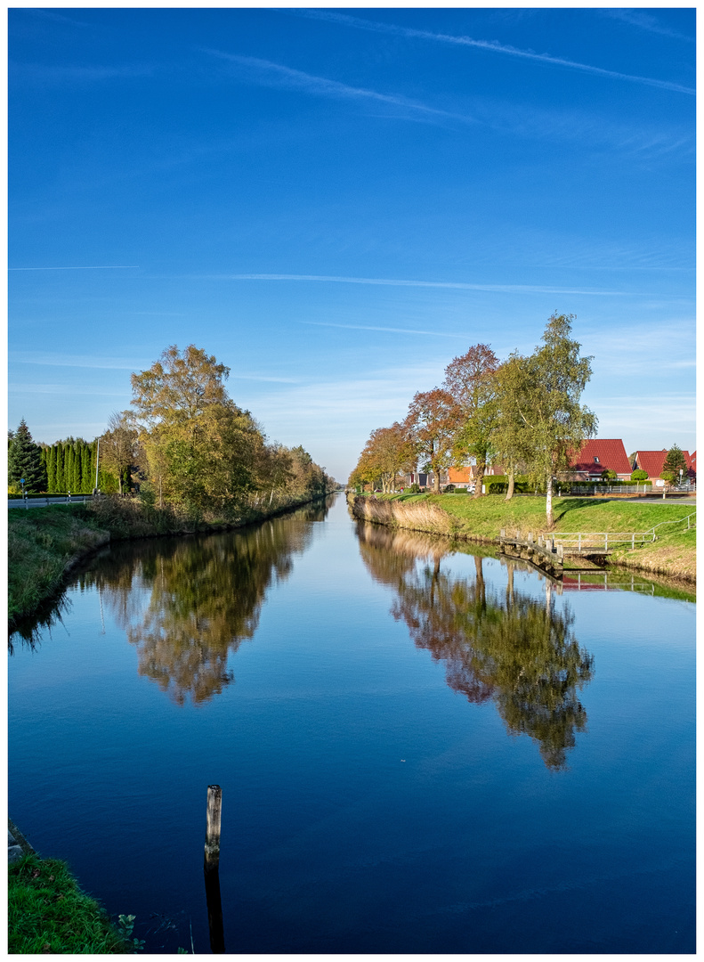 Feiertagsgruß vom Nordgeorgsfehnkanal in Wiesmoor