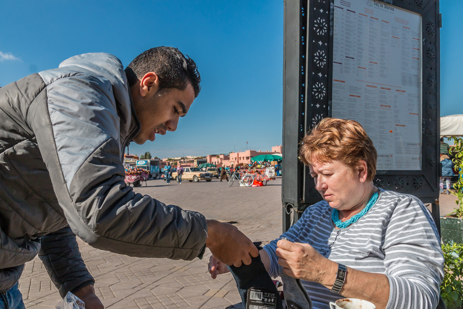 Feilschen in Marrakesch