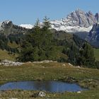 Feine Schneereste als Kontraste am Ankunftstag im September auf dem Sellepass...