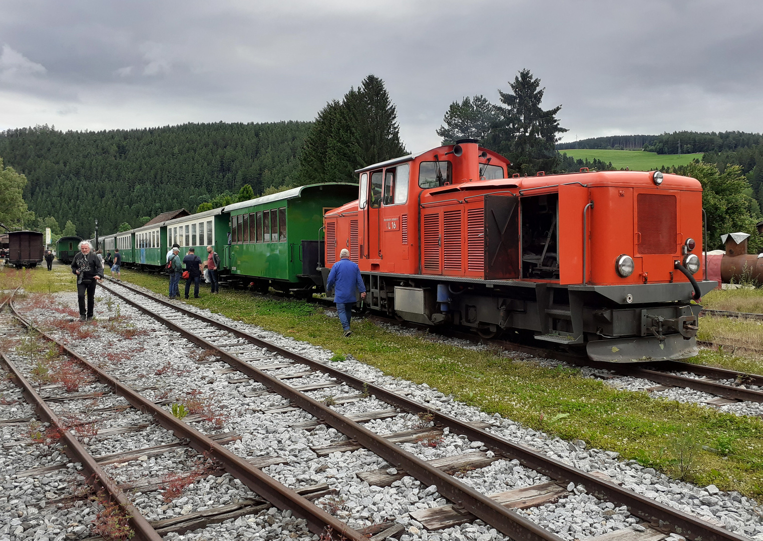 Feistritztalbahn  der Sonderzug nach Weiz 