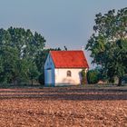 Feld Kapelle nahe Stettfeld im Landkreis Karlsruhe