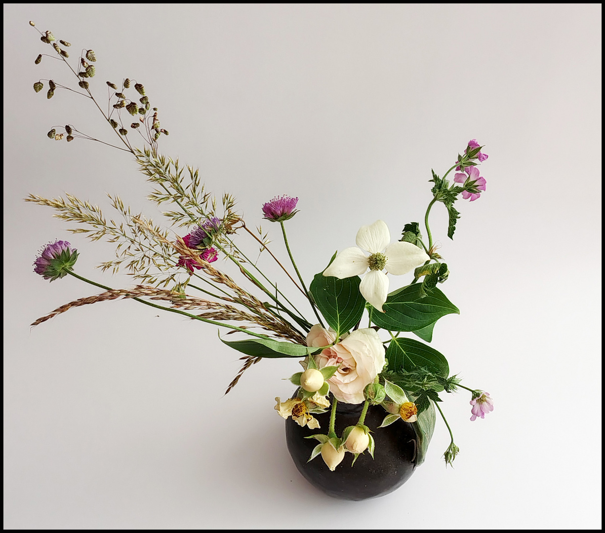 Feld und Anlagenstrauß