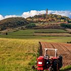 Feldarbeit zur Burg Olbrück