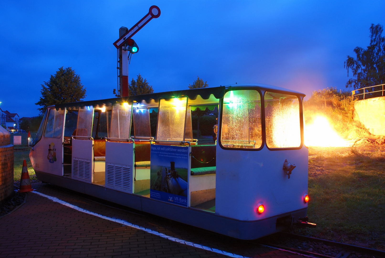 Feldbahn geht auch im Dunkeln # 2