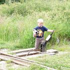 Feldbahn in Tschechien mit Nachwuchs