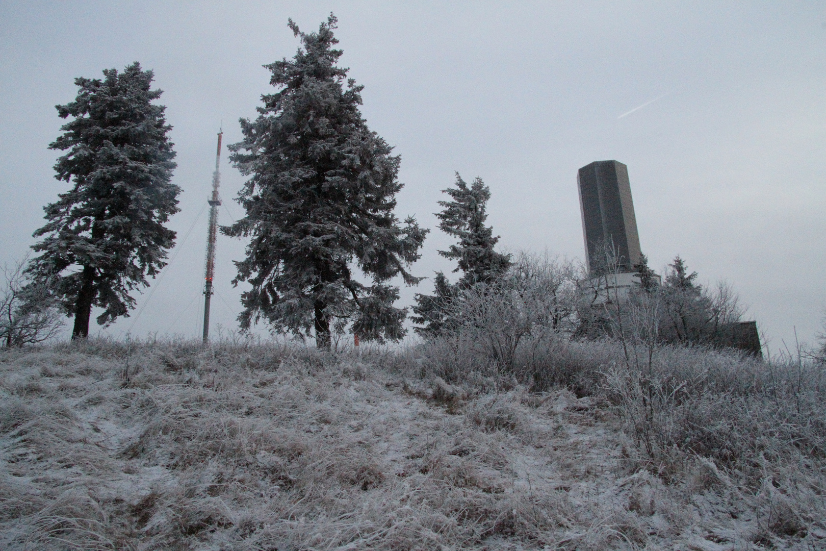 Feldberg bei Schneetreiben