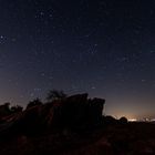 Feldberg Brunhildisfelsen bei Nacht