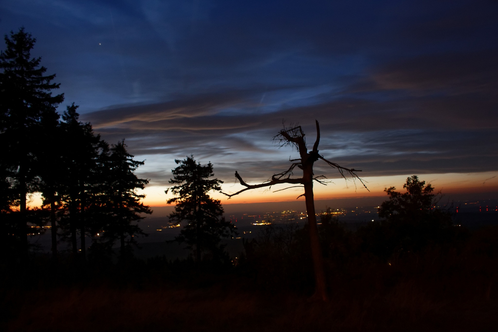 Feldberg mit Blick auf Königstein 