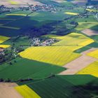 Felder aus der Luft betrachtet