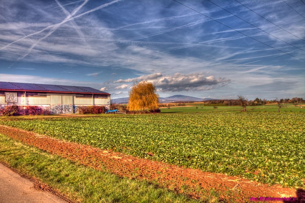 Felder Im Herbst Hdr Test Foto And Bild Landschaft Äcker Felder