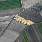 Felder in Bayern Luftaufnahme