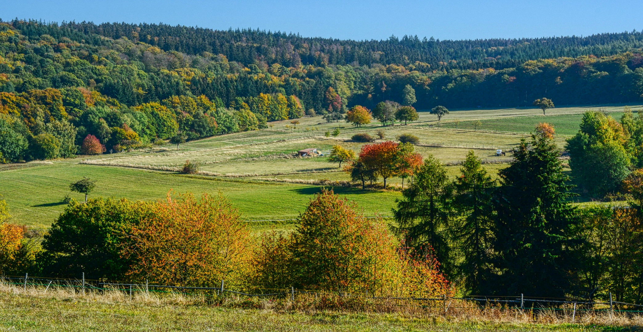 Felder und Wiesen