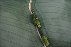 Felderlandschaft in der Bodenseeregion