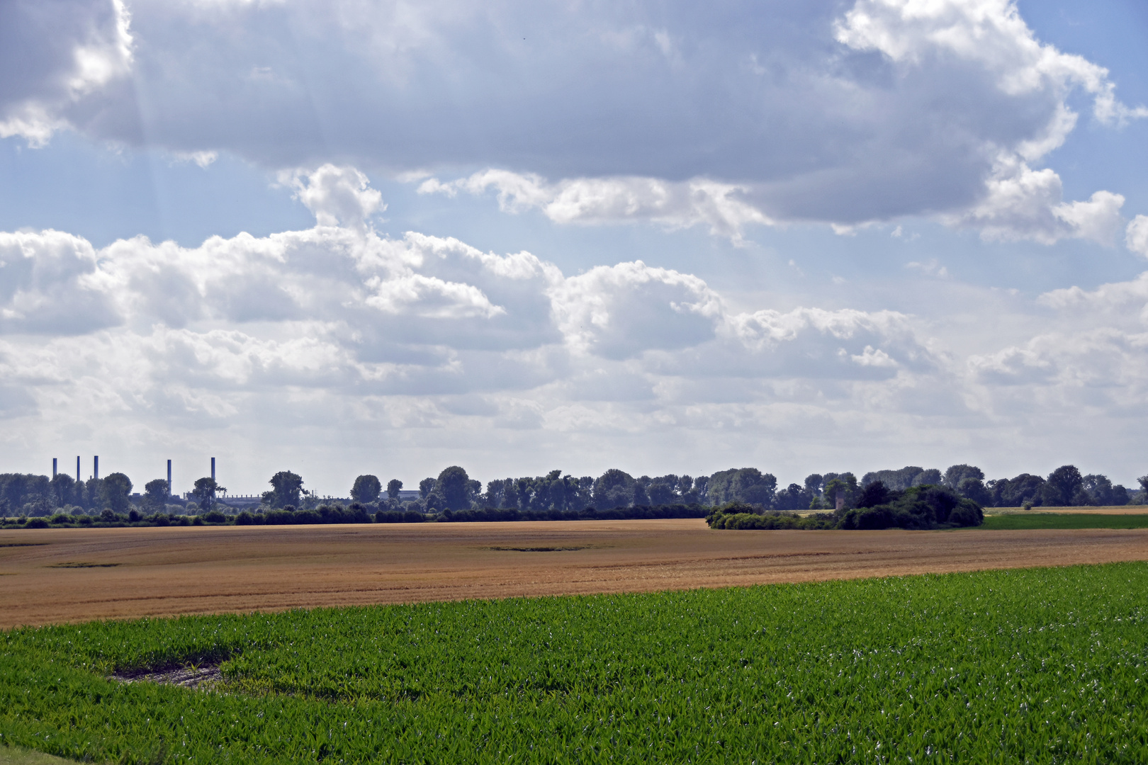 Felderlandschaft in Itter