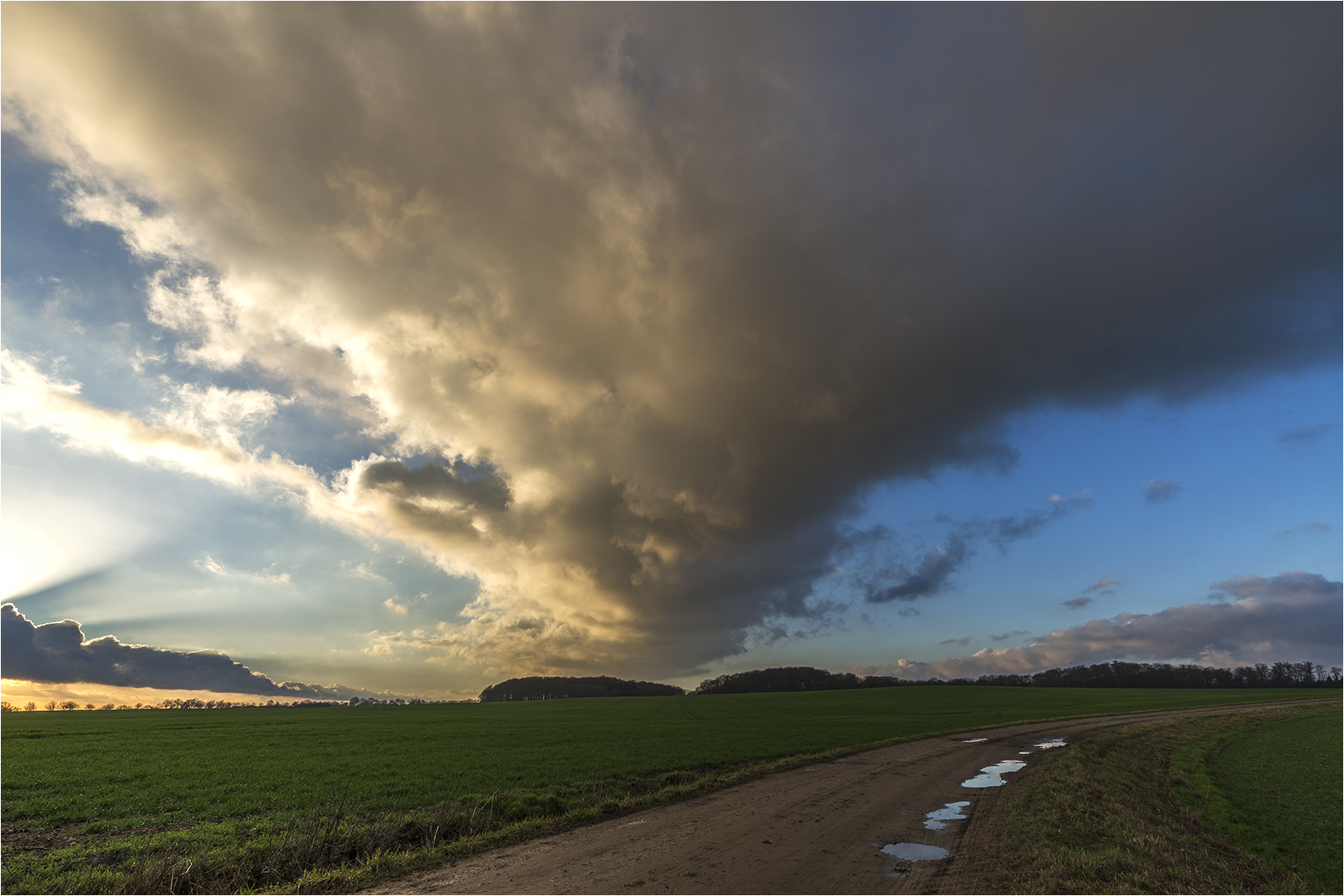 … Feldflur im Januar …