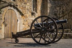 Feldgeschütz im Schloss Rodenberg/Nds.