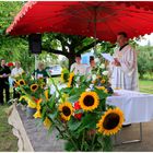 Feldgottesdienst in der Obstanlage…