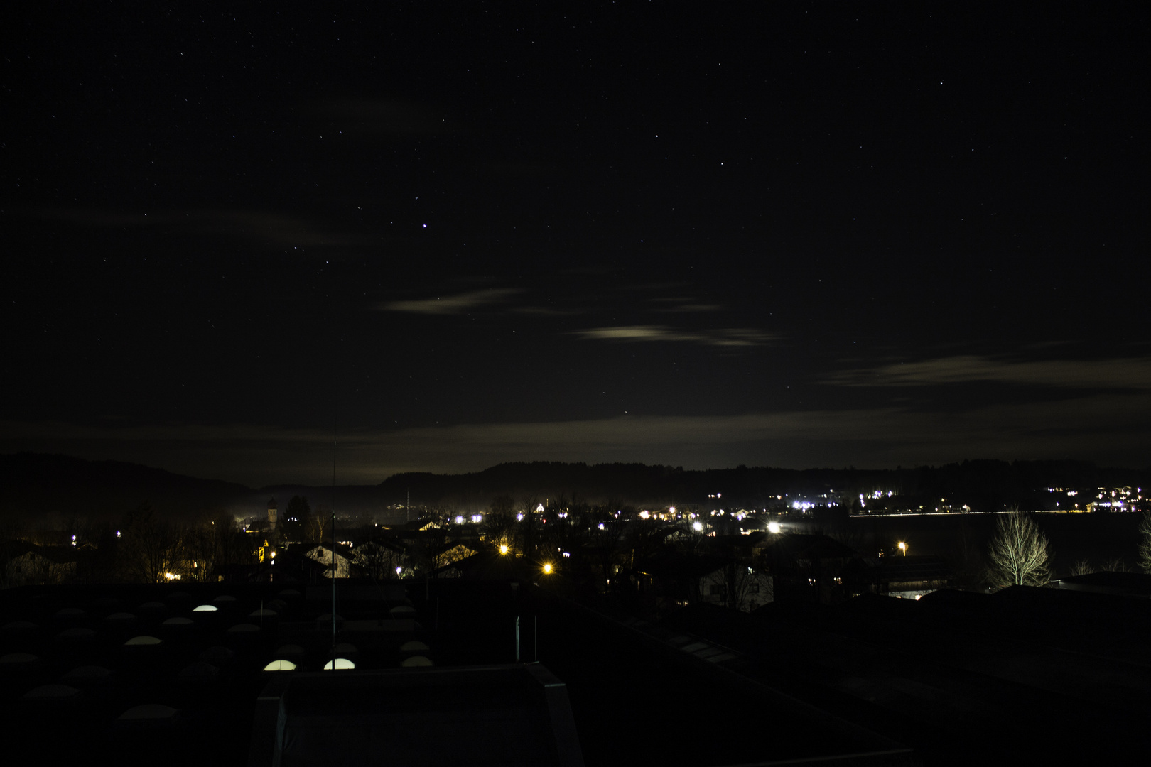 Feldkirchen-Westerham bei Nacht