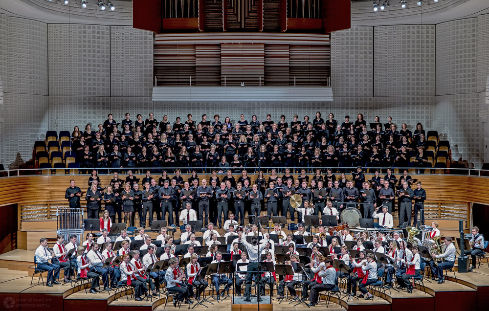 Feldmusik Hochdorf und Chor