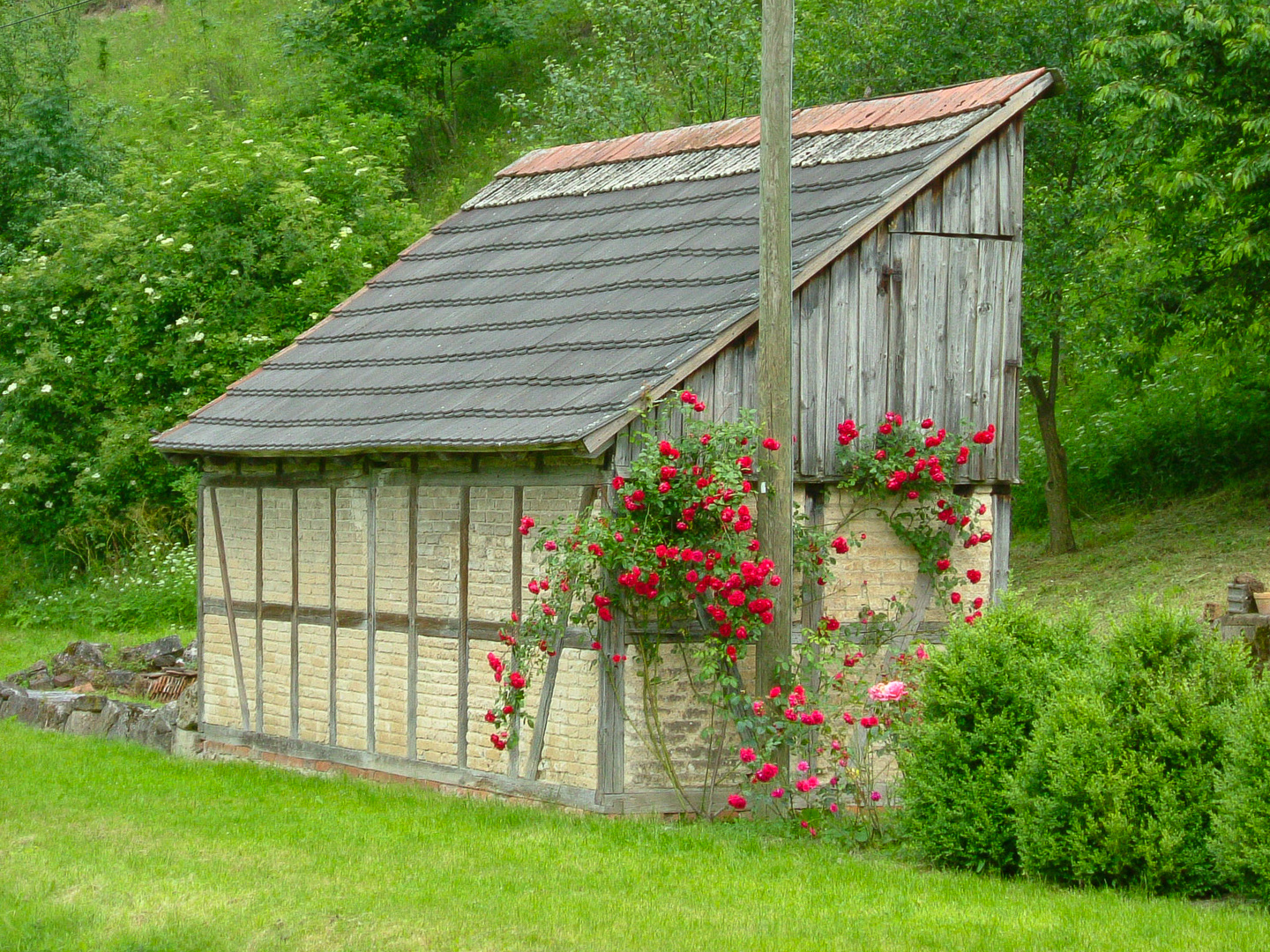 Feldscheune in Thüringen