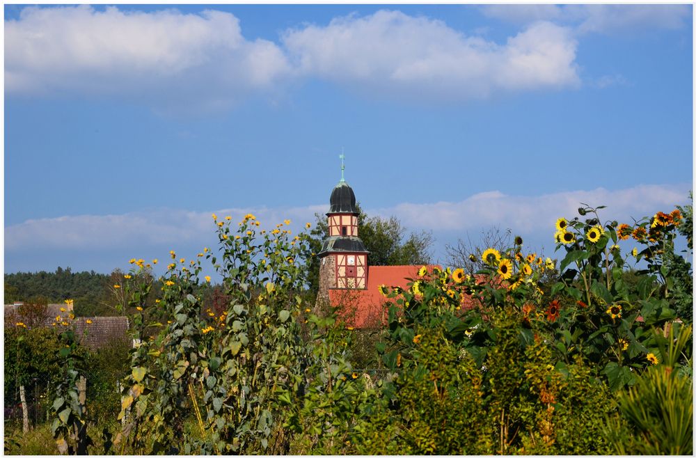 Feldsteinkirche im Dorf Raben im Hohen Fläming