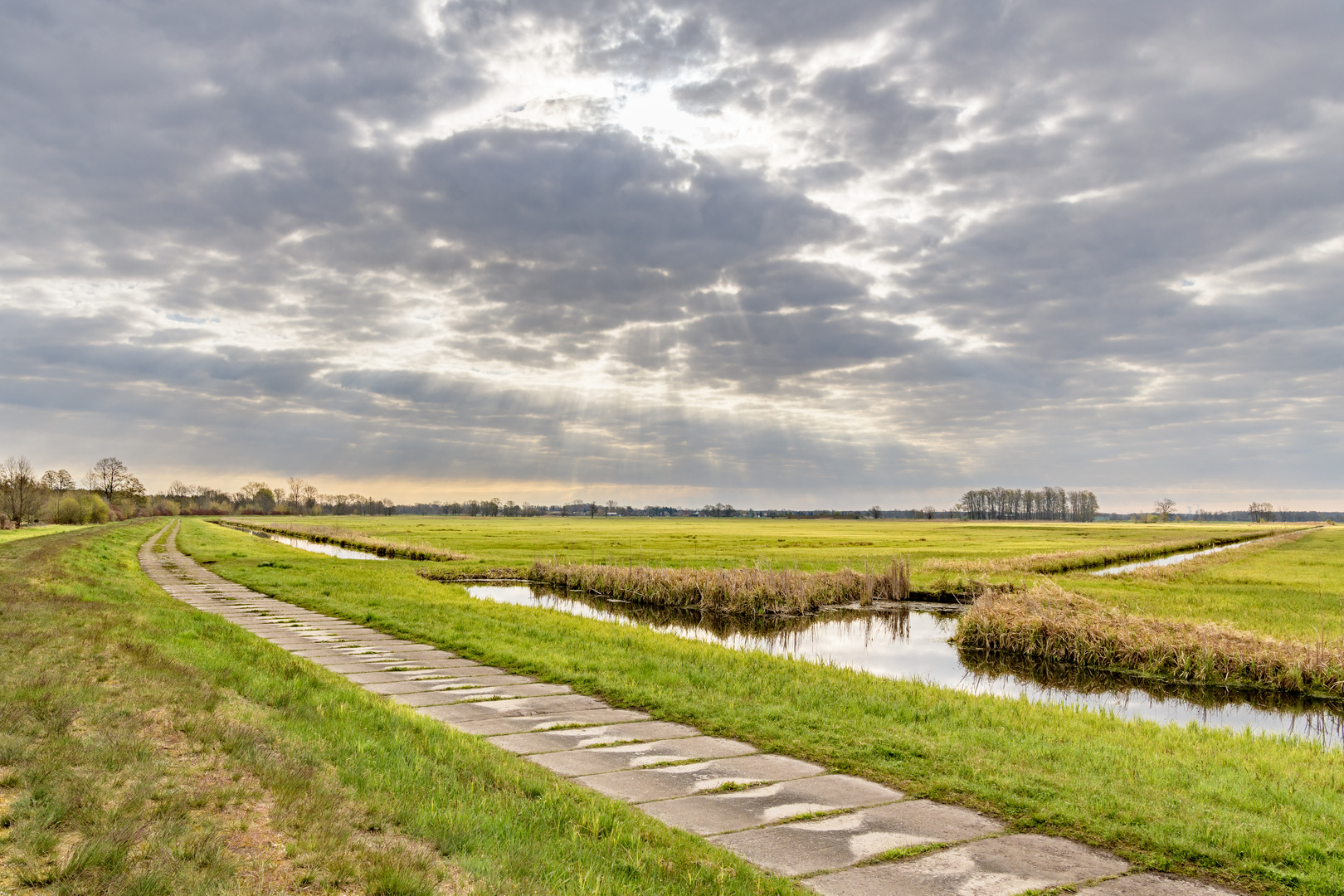 Feldweg am Dahme-Umflutkanal