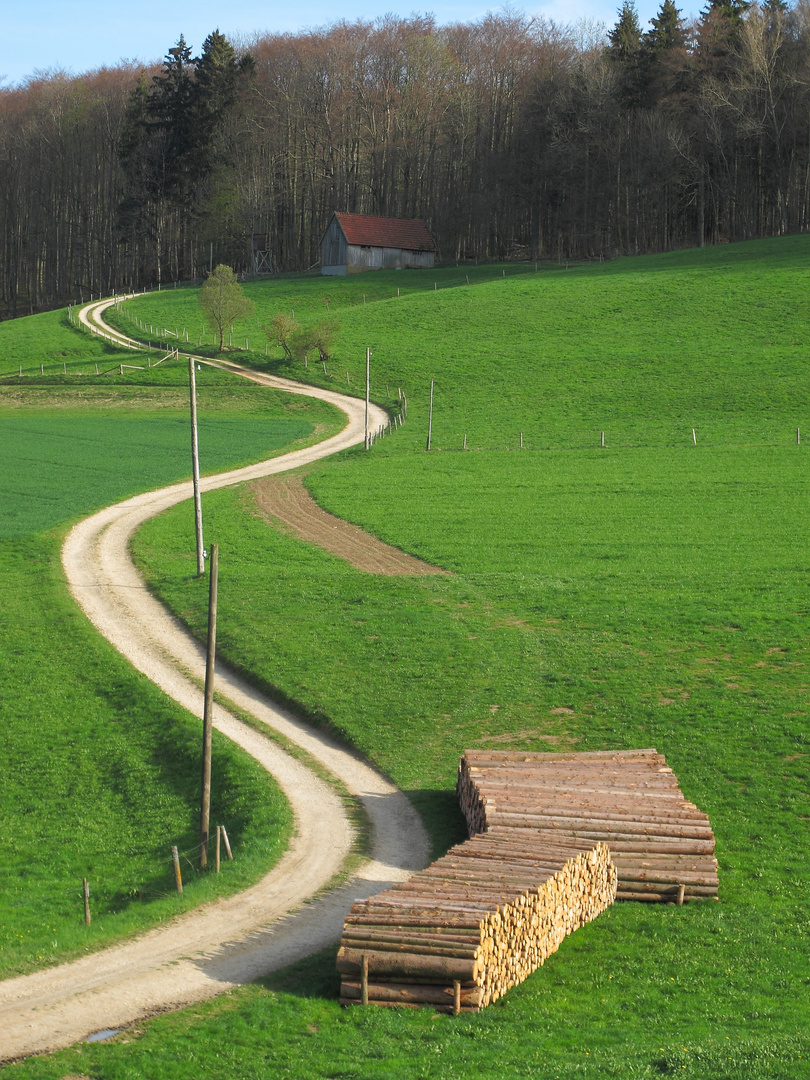 Feldweg auf der Alb