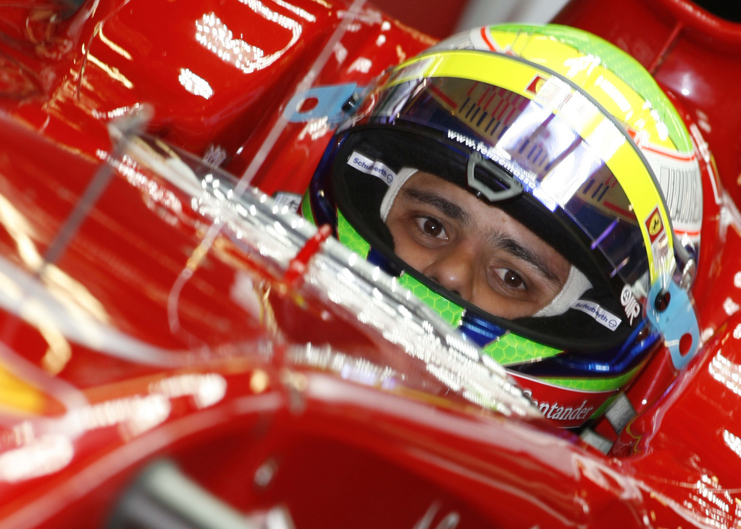 Felipe Massa in der Box
