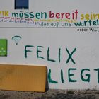 Felix ist schon unterwegs.....