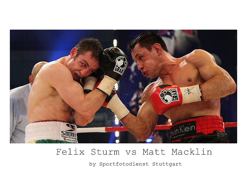 Felix Sturm vs Matthew Macklin vom Samstag