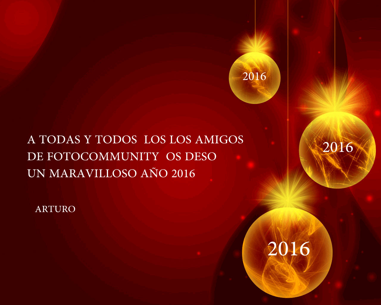 FELIZ AÑO 2016