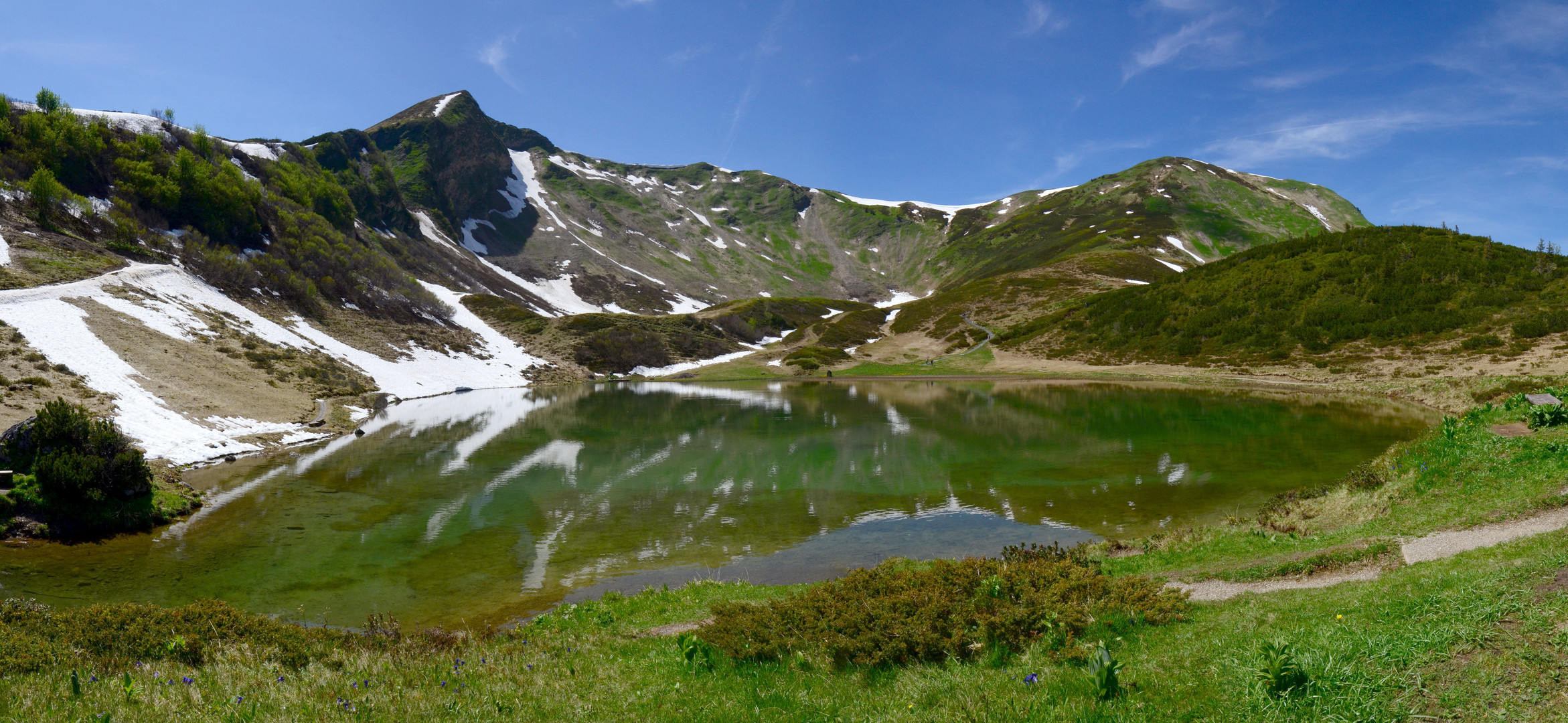 Fellhorn Schlappoldsee Pano