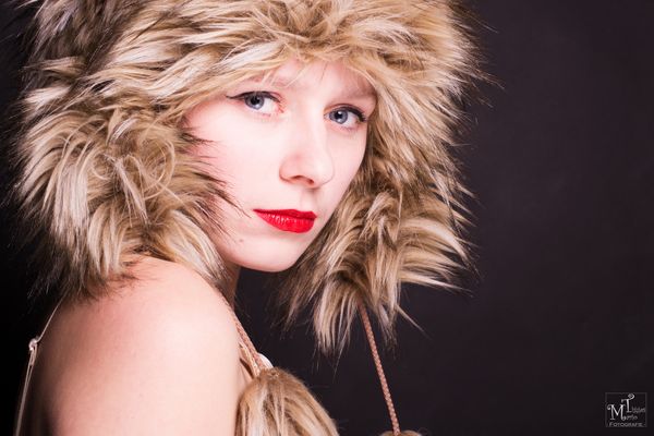 Fellmütze, im Studio...