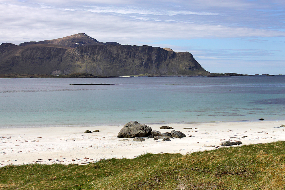 Fels am Strand