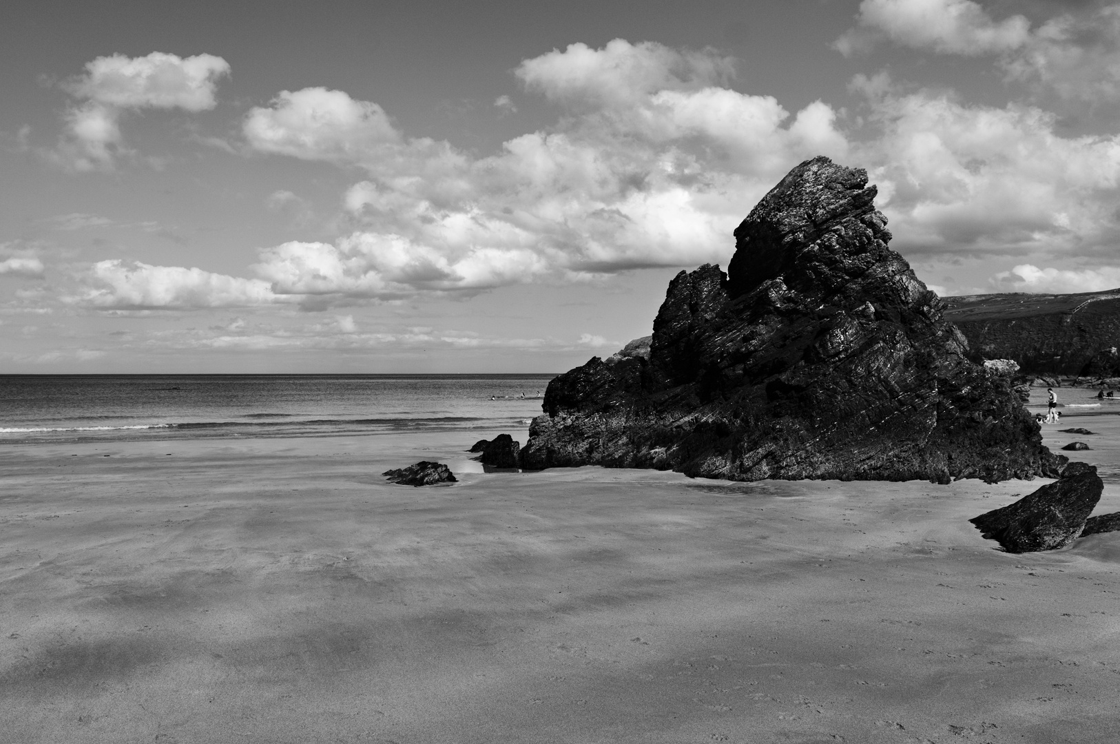 Fels am Strand von Durness